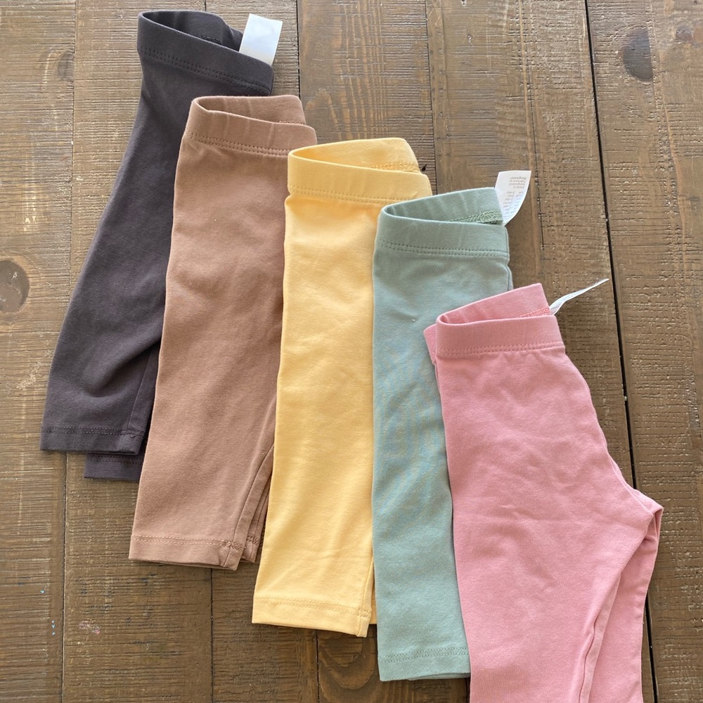 Infant 5 pack jersey leggings
